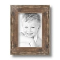 thumbnail image 2 of ArtToFrames 5" x 7" Real Reclaimed Light Brown Barnwood Picture Frame, 5x7 inch Brown Wood Poster Frame (WOM-4813), 2 of 8