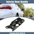 thumbnail image 2 of Front Left Interior Door Handle Black Fit for Hyundai Sonata 2009-2010 No.82610-3K520-HZ, 2 of 7