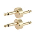 thumbnail image 2 of Guitar 2 Pack 1/4 Inch 6.35mm Z Type Guitar Effect Pedal Coupler Connector Guitar Pedal Board Accessory, 2 of 7