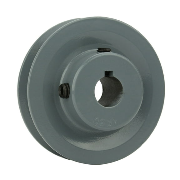 Masterdrive AK30-3/4 Cast Iron 3" Single Groove Pulley V Style Section A Belt 4L Fits 3/4" Shaft