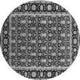 thumbnail image 1 of Ahgly Company Indoor Round Oriental Gray Industrial Area Rugs, 5' Round, 1 of 4
