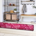 thumbnail image 4 of Dreamtimes Pink Blurred Snowflakes Hallway Runner Rug 2'x6' Kitchen Rug with Rubber Backing Christmas Winter Non Slip Entryway Rug Runner Washable Soft Area Rug for Hallway Bedroom Kitchen Decor, 4 of 6