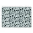 thumbnail image 1 of Teen Cutting Board, Skull and Skateboard Doodle Cool Graffiti Design Monochrome Illustration, Decorative Tempered Glass Cutting and Serving Board, Small Size, Charcoal Grey White, by Ambesonne, 1 of 1