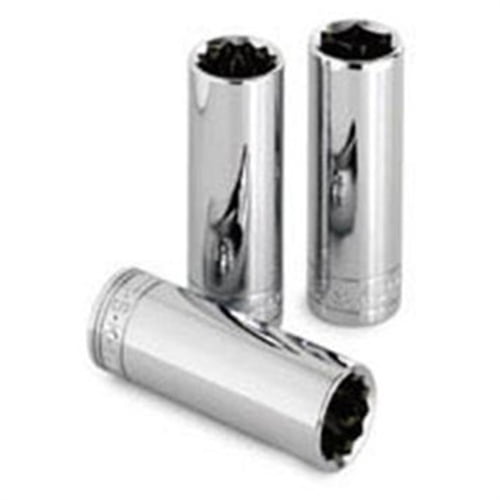 Chrome SK Hand Tool 41675 1//4-Inch Drive Semi-Deep Socket 5.5mm