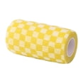 thumbnail image 2 of Vendajes para patas de perro de 450 cm de largo, transpirables, para gatitos, perros pequeños y medianos, para exteriores. 10 cm amarillo, 2 of 8