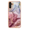 thumbnail image 2 of Designed for Samsung Galaxy A05s Marble Case, Ultra Thin Girls Women Plating Marble Designed Flexible Soft TPU IMD Marble Protective Case Cover for Samsung Galaxy A05s - Rose, 2 of 11
