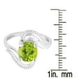 thumbnail image 3 of Sterling Silver with Natural Peridot Solitaire Ring, 3 of 3
