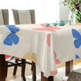 thumbnail image 5 of Yayeee Tablecloths 54" x 54" Rectangle Wrinkle Resistant Party Table Cover, Red Butterflies, 5 of 8