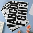 thumbnail image 2 of PEIBang 3 Sheets 4 Inch Letter Stickers,Self Adhesive Alphabet Stickers for Scrapbook,Mailbox,Outdoor,House Numbers and Notice Board, 2 of 6