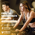 thumbnail image 4 of Creatine Monohydrate Gummies for Men & Women, Chewables Creatine Monohydrate for Muscle Strength, Energy Boost, Pre-Workout Supplement-90 Pineapple Gummies, 4 of 6