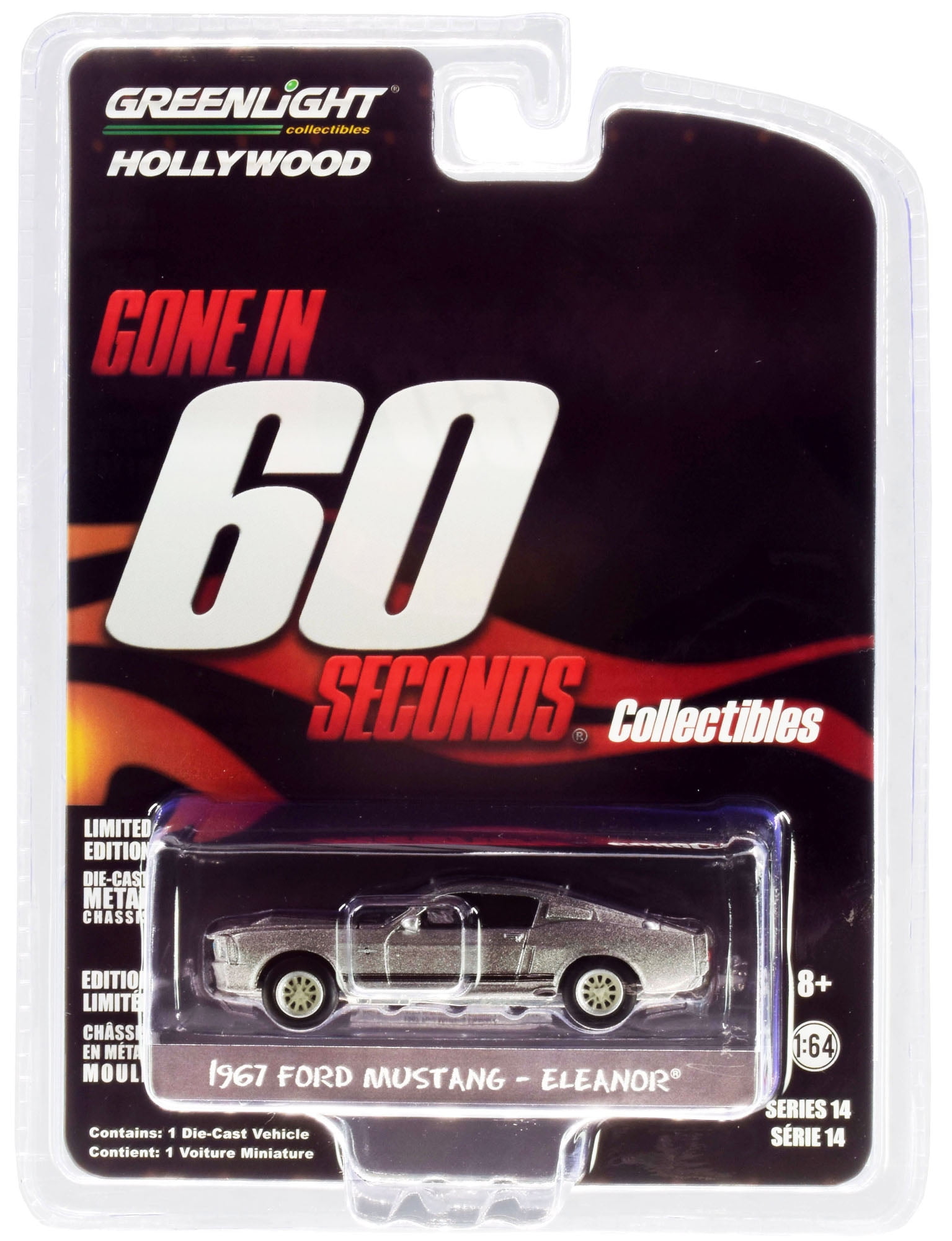 GreenLight Collectibles 1:18 Diecast 1967 Ford Mustang Eleanor