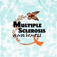thumbnail image 4 of Inktastic Multiple Sclerosis Awareness Butterfly Ribbon Boys or Girls Baby Bodysuit, 4 of 5