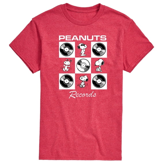 Peanuts - Snoopy Vinyl Grid Men's Short Sleeve Graphic T-Shirt