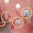 thumbnail image 2 of Gibobby Pequeña nocturna campana de Navidad ventana decoración redonda DIY punto dibujos animados dormitorio Led(O), 2 of 5