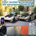 thumbnail image 4 of iYofe 24 V Licensed Lamborghini Huracan STO Powered Ride-On Toy with Remote Control and LED Lights, 4 of 10