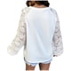 thumbnail image 5 of Casual Mujeres Sexy Gradiente Imprimir Regular Cuello redondo Mujeres Mangas largas Top Fridja  fjkfkj373, 5 of 7