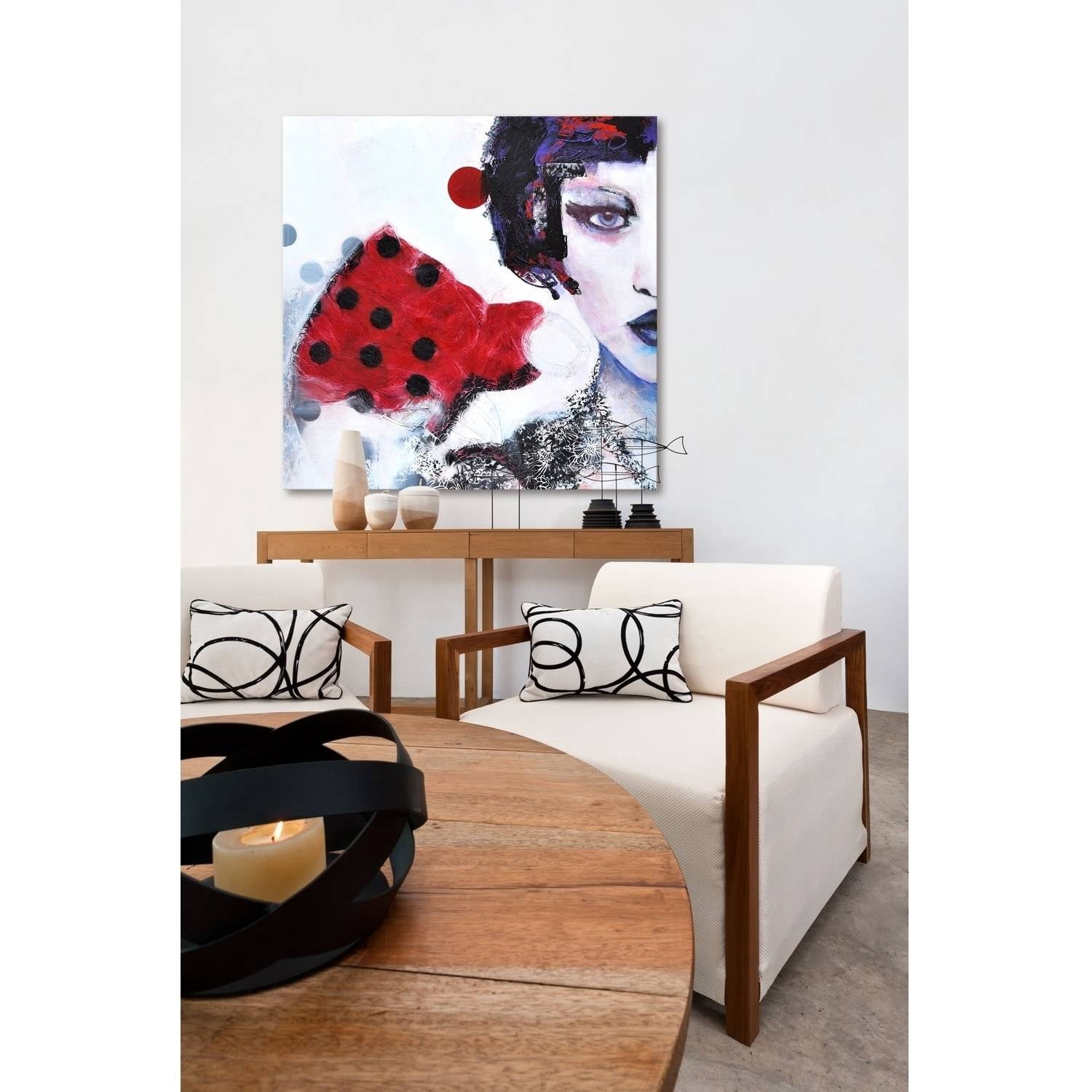 Nobody Calls Me by My Real Name II Painting Print on Wrapped Canvas
