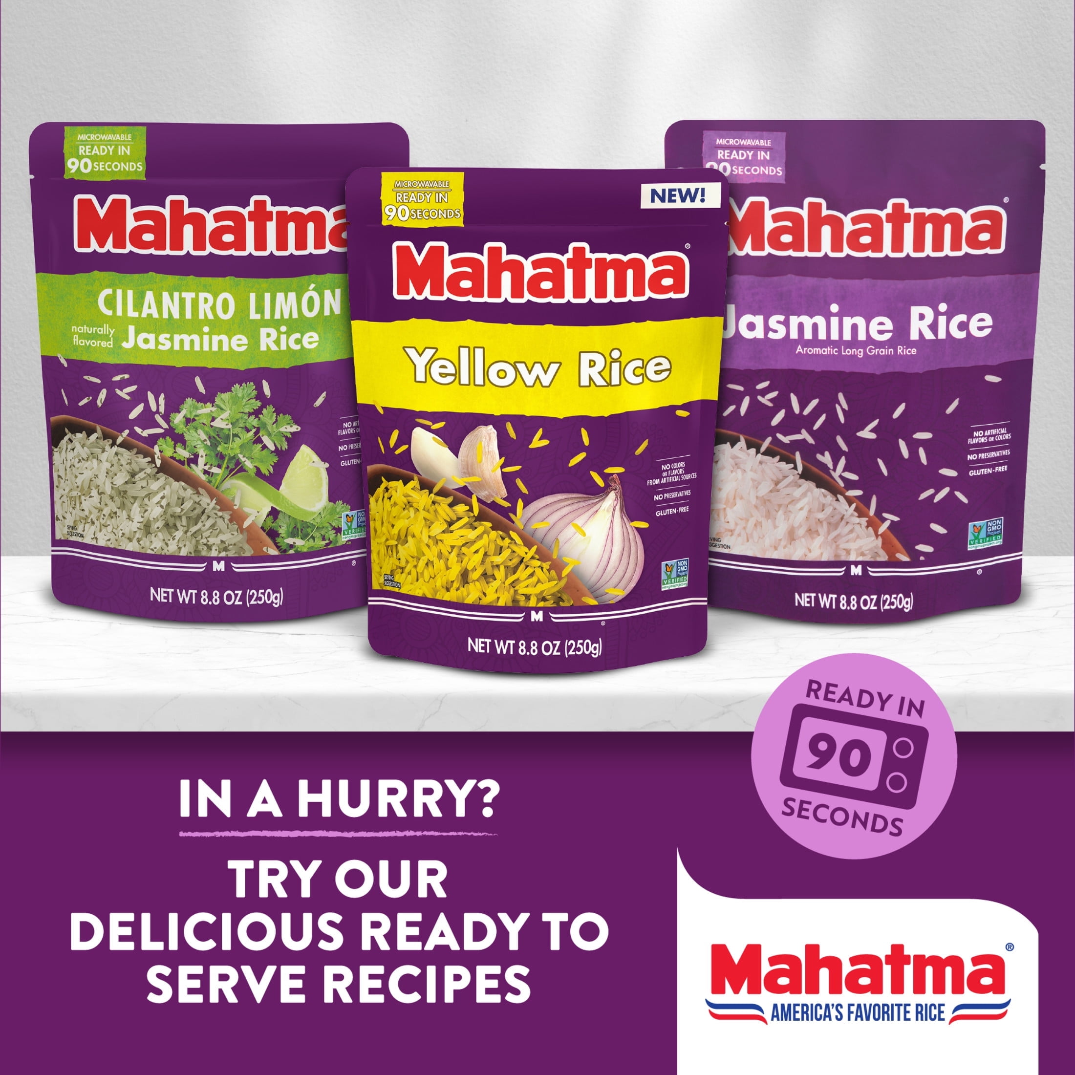 Mahatma Jasmine White Rice, Thai Fragrant Long Grain Rice, 20 lb Bag