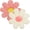 White+Pink, variant on SIMDOO 2 Pack Flower Pillows, 16 inch Comfortable Floor Cushions Soft Plant Throw Pillows for Couch Sofa Chair Room Decorations