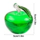 thumbnail image 3 of Adorno Navideño de Manzanas de Cristal | Manzanas de Cristal Verde - 5X5Cm - Decoración Festiva y Regalo | 1 Unidad, 3 of 6