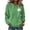 30#Green, variant on St Patricks Day Hoodie Women Clover Fair Isle Graphic Pullover Hoodie Holiday Hooded Sweatshirts with Pockets Fluorescent Green S
