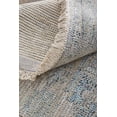 thumbnail image 3 of HomeRoots 566183 8 x 10 ft. Oriental Hand Woven Distressed Rectangle Area Rug with Fringe, Gray, Blue & Taupe, 3 of 7