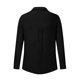 thumbnail image 4 of Craaazy Women's Relaxed Fit Collared Blouse, Solid Color Long Sleeve Button Down Top, Loose Comfy Cotton Casual Shirt for Spring & Fall Gifts, 4 of 5