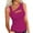 Hot Pink, variant on ZQUUVOU Tank Top For Women Summer U Neck Leisure Solid Color Tops (Hot Pink,S)