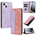 thumbnail image 2 of Funda FOXDOCK para iPhone 15 de Cuero Premium Bicolor con Ranuras RFID, Carcasa Tipo Billetera Antigolpes y Soporte Plegable, 2 of 6