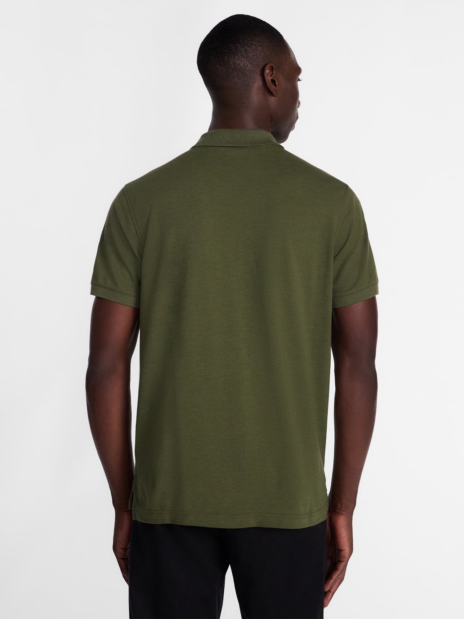 George Men's and Big and Tall Men's Pique Polo Shirt with Short Sleeves, Sizes XS-5XL, LT-3XLT