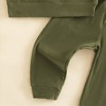 thumbnail image 6 of TOWED22 Toddler Baby Boy Clothing Sets Solid Color Long Sleeve Tops and Pants Kids 2pcs Outfits(Blazer,18-24 M), 6 of 7