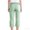 1-Green, variant on Striped Capri Pants for Women Casual Lightweight Slacks Trendy Summer Drawstring Elastic High Waist Straight Leg Linen Pants Casual Beach Cropped Trousers with Pockets 1-Red XXL