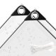 thumbnail image 1 of Lona impermeable transparente de PVC de 6 x 13 pies, lona de 11,8 mil con ojales y bridas para cables, cubierta resistente al desgarro para plantas de camping, invernadero, automóviles, patio y pabell, 1 of 5