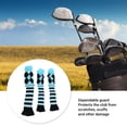 thumbnail image 3 of 3PCS Knit Golf Club  Covers, Knitted Golf Club Covers, Golf Headcovers Club  Covers Pom Pom Golf Club Headcovers Set for Driver 3 5 Fairway Wood Hybrid, 3 of 7