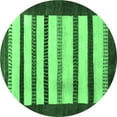thumbnail image 1 of Ahgly Company Indoor Round Persian Emerald Green Traditional Area Rugs, 3' Round, 1 of 4