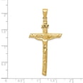 thumbnail image 3 of 14k Yellow Gold INRI Crucifix Pendant Charm, 3 of 4