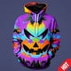 thumbnail image 3 of Sudadera con capucha con diseño de calabaza de moda de Halloween con estampado 3D para hombres y mujeres, sudadera divertida de terror, sudaderas con capucha de hip hop, sudadera con capucha genial pa, 3 of 5