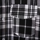 thumbnail image 3 of Camisas De Sport Para Hombre Camisa de manga larga con solapa de hebilla a rayas casual para hombre Blusa superior (Black, L), 3 of 7