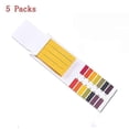 thumbnail image 1 of 5Packs 80 Strips Professional 1-14 ph Litmus Paper PH Test Strips Soil Test Strips Acid-base Test Paper with Control Card, 1 of 4