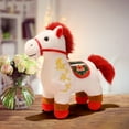 thumbnail image 5 of 2026 Horse Plush Mascot Doll Baby Horse Toy for Children Sleep Companion, Spring Festival Zodiac Collectible, Red Wool Year of the Horse Gift, 5 of 8