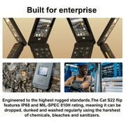 Cat® S22 | Rugged Flip phone | 16GB 2GB RAM | IP68 | 4G LTE | T-Mobile Locked - Black