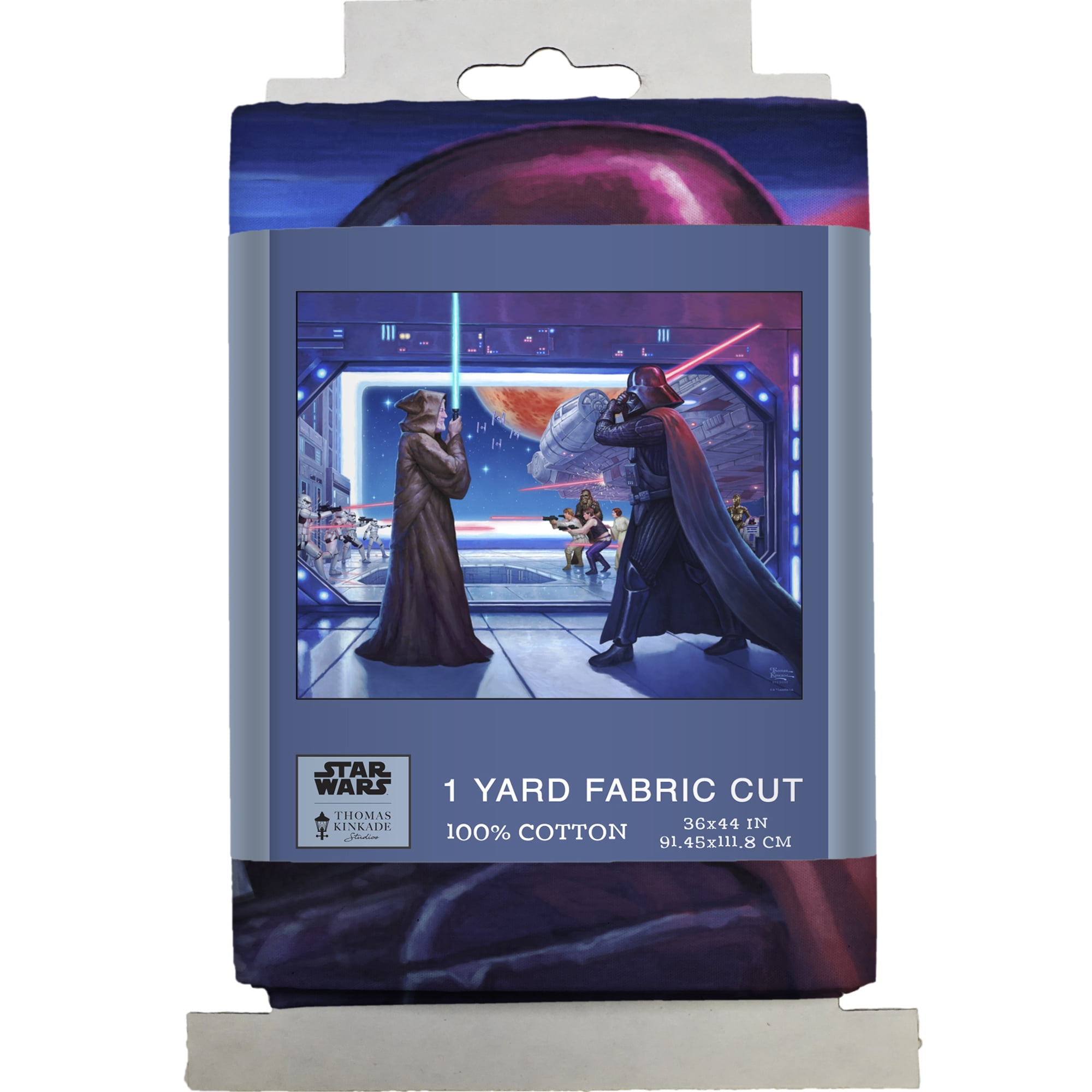 Star Wars 1 Yard 100% Cotton Final Battle, Multi-color, 44" Wide for Quilting & Sewing