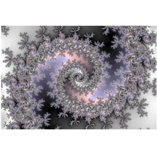 Backlund "Ice Swirl" Glossy Poster