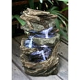 thumbnail image 2 of Cascada de troncos con luz LED de Fountain Hi-Line Gift Ltd, 2 of 2