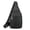 Black-2, variant on Crossbody Chest Bag for Men Women, Multi Pocket Sling Backpack with Adjustable Strap, Lightweight Travel Daypack for Work Hiking Outdoor Sports, Nylon Shoulder Waist Pack