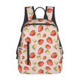 thumbnail image 1 of Balery Strawberries Mochila Ligera para Hombres y Mujeres – Resistente y Impermeable, Ideal para la Escuela, el Trabajo, los Viajes y el Uso Diario, 1 of 7