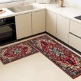 thumbnail image 4 of Kitchen Rugs Sets of 3 Non Slip Washable Kitchen Mats for Floor, Waterproof Kitchen Runner Rug, Floor Mat Carpet for Entryway, Laundry, Sink, Hallway, Bathroom, 4 of 10