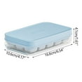 thumbnail image 2 of Tunhigl 6-Hole Ice Cube Tray with Lid - Easy Release Silicone Ice Molds for Refrigerator, Perfect for Cocktails, Coffee, Juice - BPA-Free & Space Saving Blue, 2 of 4