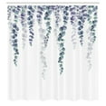 thumbnail image 3 of Ambesonne Eucalyptus Shower Curtain, Weeping Top Plant Print, 69"Wx75"L, Ceil Blue and Pale Seafoam, 3 of 3