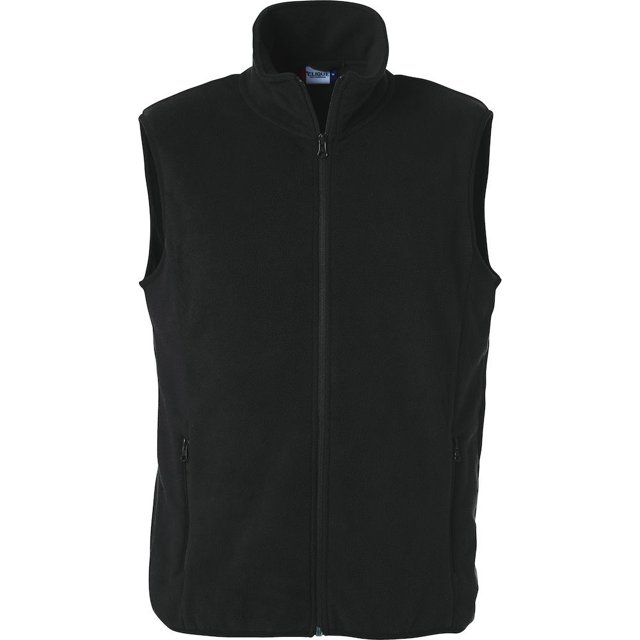 Clique - Camiseta Sin Mangas Basic de Tejido Polar para Adultos Unisex (Negro)